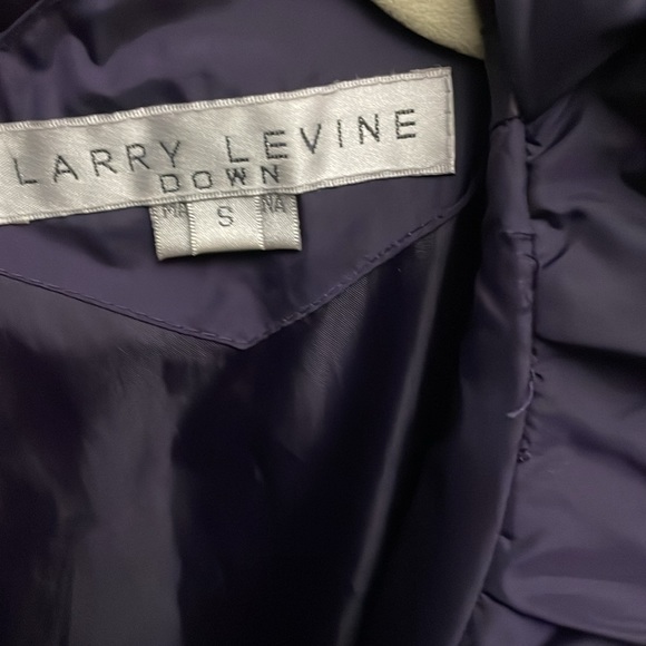 Larry Lavine down puffer jacket small plum - Picture 2 of 4